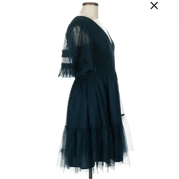 NWT Boden Tulle Smocked Mini Party Dress Size 8R - Picture 4 of 4